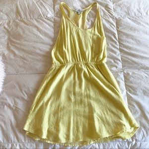 Yellow Zara dress!